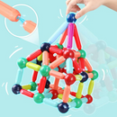 🔥Conjunto de bolas e hastes magnéticas - blocos de construção magnéticos educacionais - ( PROMOÇÃO DIAS DAS CRIANÇAS)
