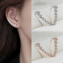 👂Brincos de Pino com Diamante Estrela de Sete Pontas