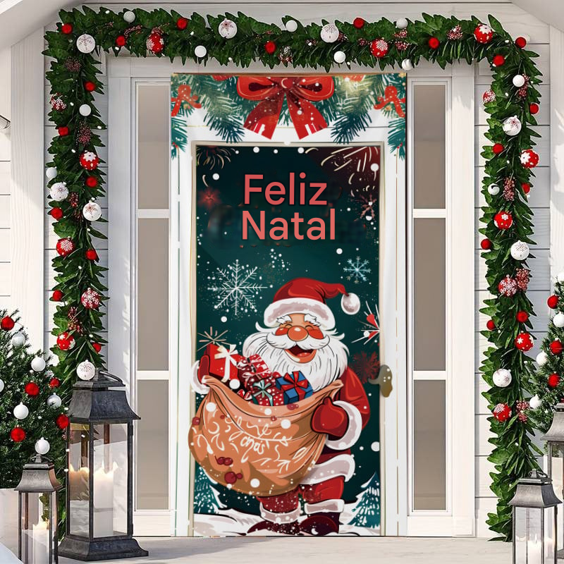 Decoração de Natal para Porta de Entrada (Compre 1 Leve 2)
