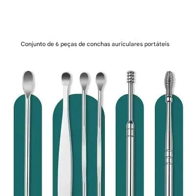 O Mais Profissional Mestre De Limpeza De Orelha Em 2025— Kit de Limpeza de Cera de Ouvido