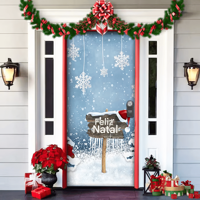 Decoração de Natal para Porta de Entrada (Compre 1 Leve 2)