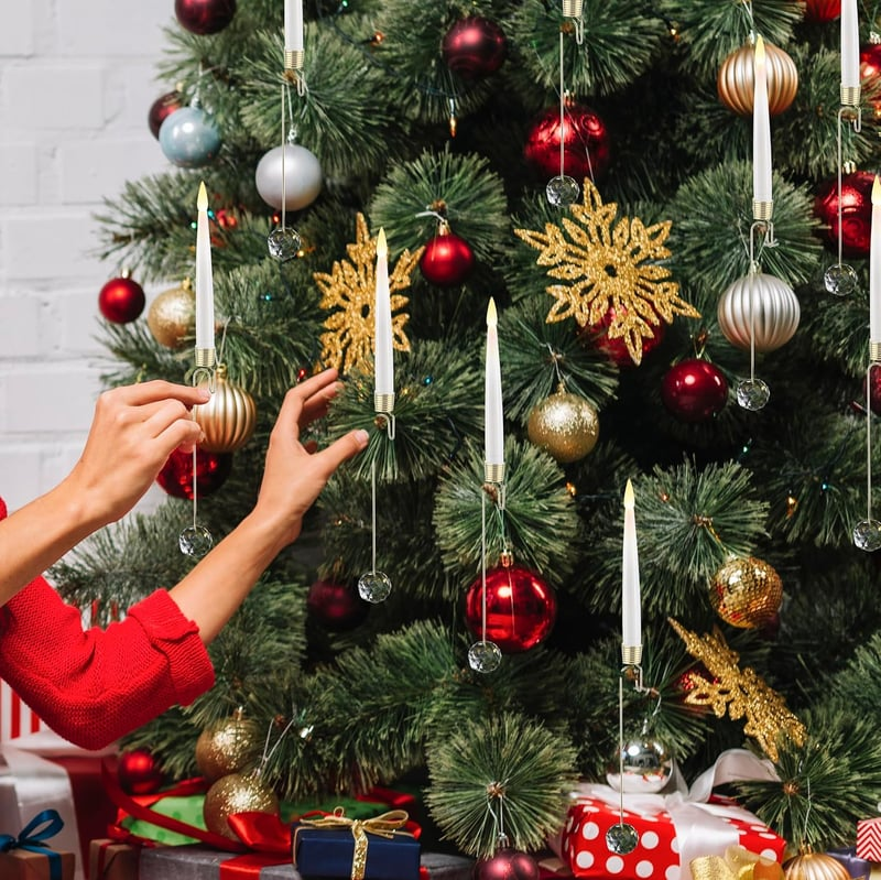Velas de LED para Árvore de Natal