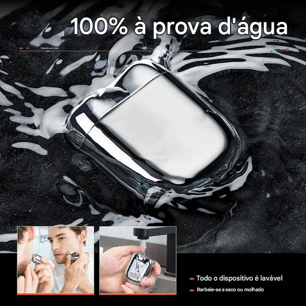 🎁 Novo barbeador de bolso USB Mini barbeador de bolso para homens 2025