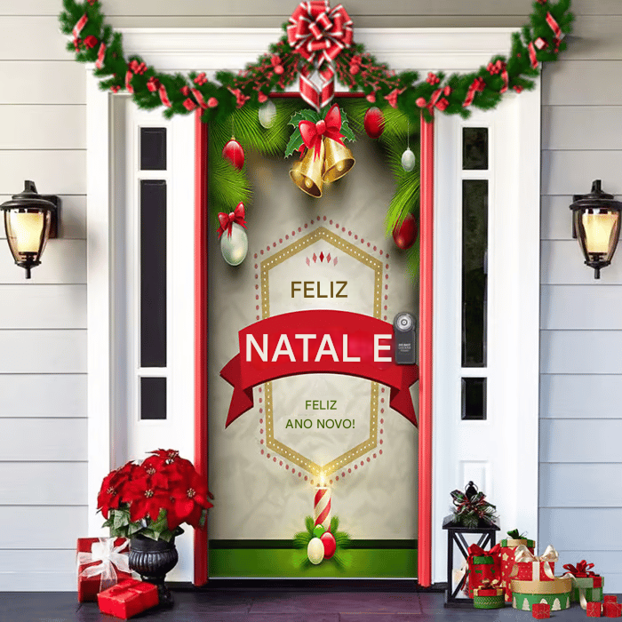 Decoração de Natal para Porta de Entrada (Compre 1 Leve 2)