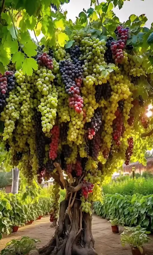 Sementes de Uva Gigantes: Gigantes Suculentas Sem Sementes