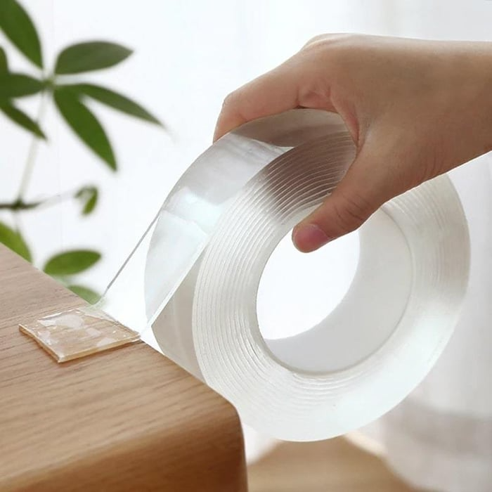 ⭐Fita mágica nano reutilizável para toda casa, cola sem rastros