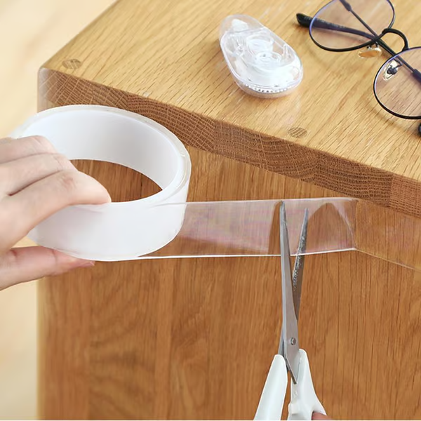 ⭐Fita Transparente Mágica Nano de Dupla Face — Fita Reutilizável para Casa sem Marcas com Alta Aderência