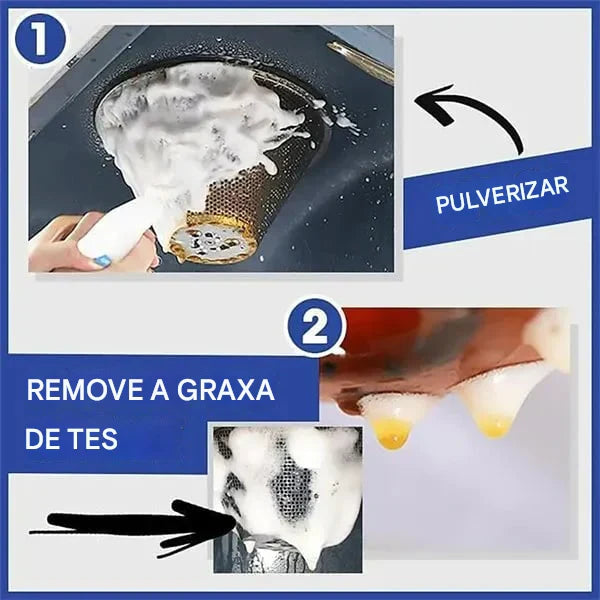 ⏰⏰Último dia de promoção - SPRAY ESPUMANTE ALTAMENTE EFICAZ PARA TIRA GORDURAS