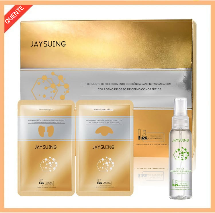 Novo Conjunto de Essência Instantânea de Colágeno para a Pele. (COMPRE 1 LEVE 2)