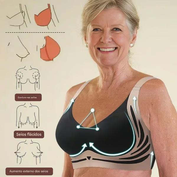 🔥🎁Super reúne sutiã | Sem Fio Push-up Bra👍Não há mais seios flácidos