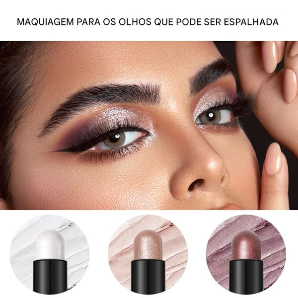 🔥Novo lançamento: Caneta de Sombra em Bastão que Combina com TODAS as Idades!