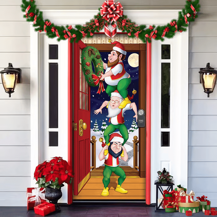 Decoração de Natal para Porta de Entrada (Compre 1 Leve 2)