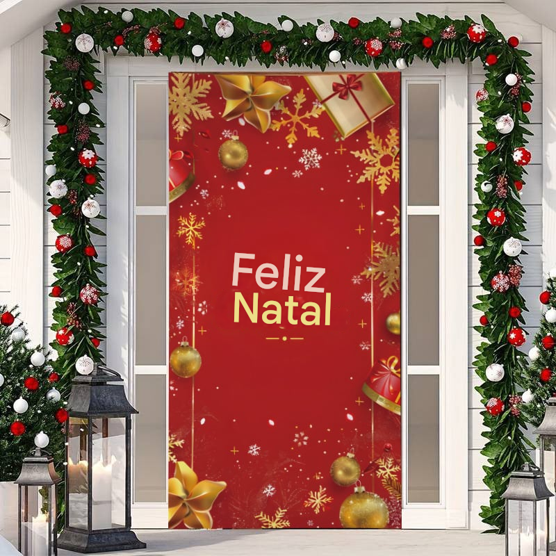 Decoração de Natal para Porta de Entrada (Compre 1 Leve 2)