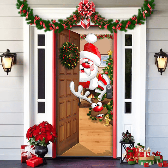 Decoração de Natal para Porta de Entrada (Compre 1 Leve 2)