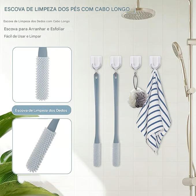 🔥 (2pcs/ conjunto) Longo manuseio de silicone de dedo no pé