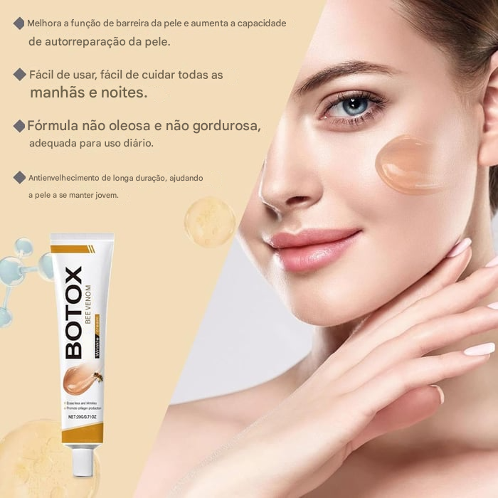 Creme Removedor de Rugas com Veneno de Abelha e Efeito Botox