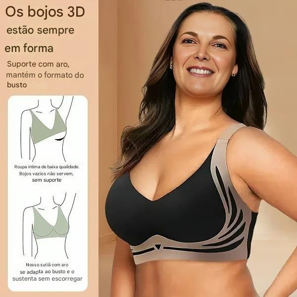 🔥🎁Super reúne sutiã | Sem Fio Push-up Bra👍Não há mais seios flácidos