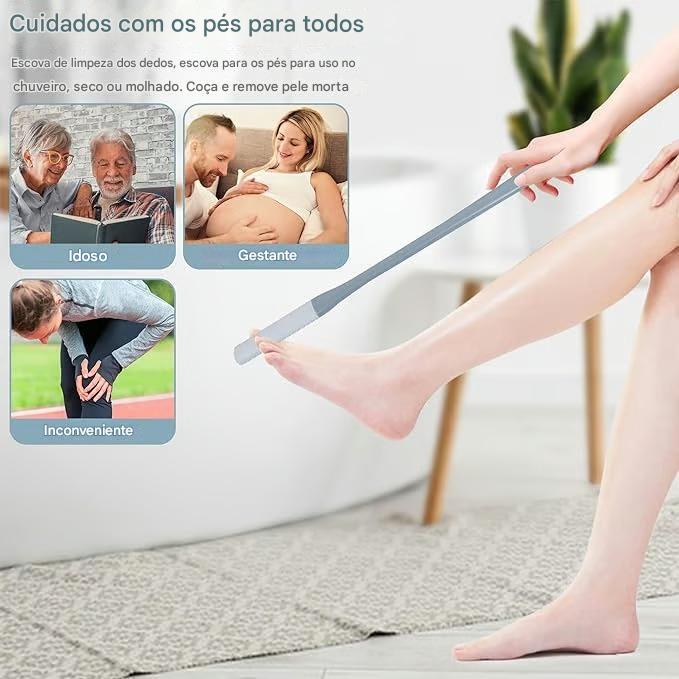 🔥 (2pcs/ conjunto) Longo manuseio de silicone de dedo no pé