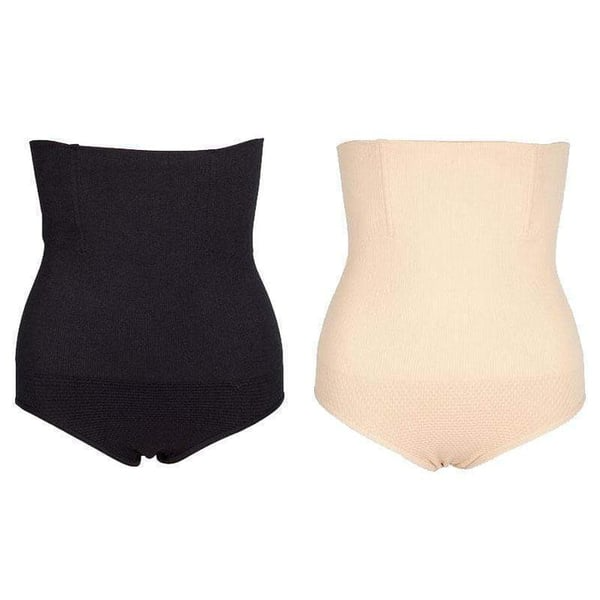 Calcinha modeladora de cintura alta com controle de barriga