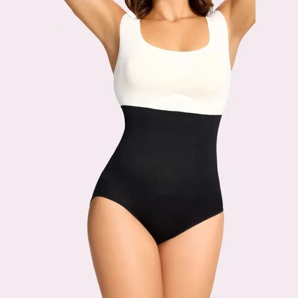 Calcinha modeladora de cintura alta com controle de barriga
