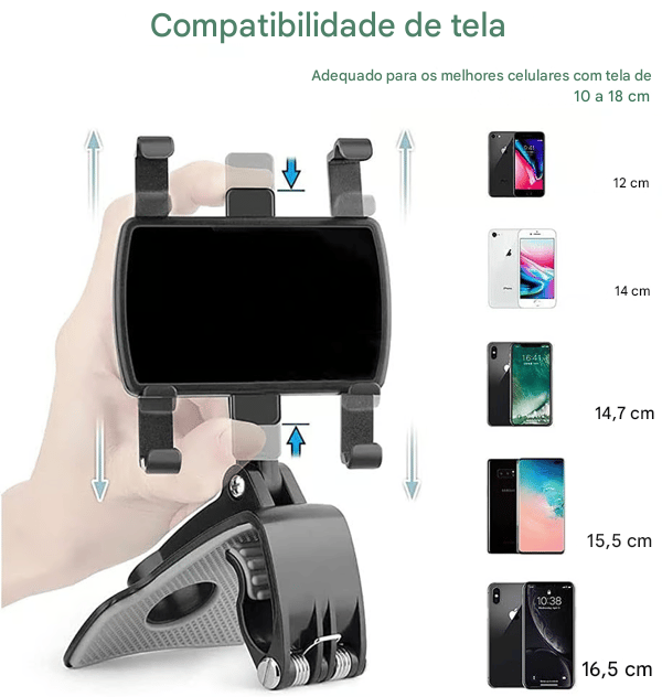 🏆Novo suporte giratório 360 graus para painel de carro