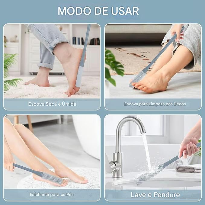 🔥 (2pcs/ conjunto) Longo manuseio de silicone de dedo no pé