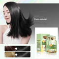 Tintura de cabelo vegetal natural