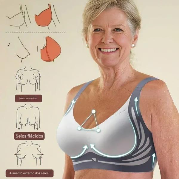 🔥🎁Super reúne sutiã | Sem Fio Push-up Bra👍Não há mais seios flácidos