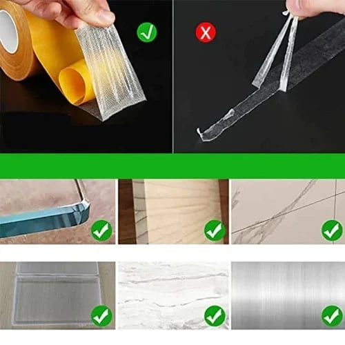 🔥Fita transparente resistente super pegajosa (COMPRE 1 LEVE 2)
