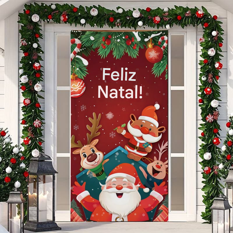 Decoração de Natal para Porta de Entrada (Compre 1 Leve 2)