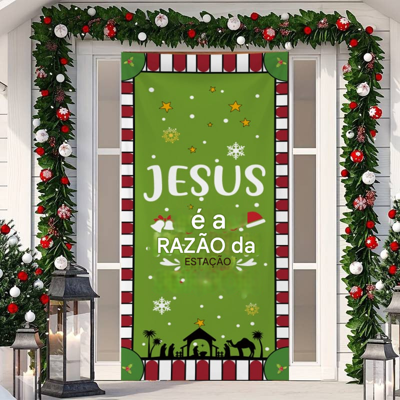 Decoração de Natal para Porta de Entrada (Compre 1 Leve 2)