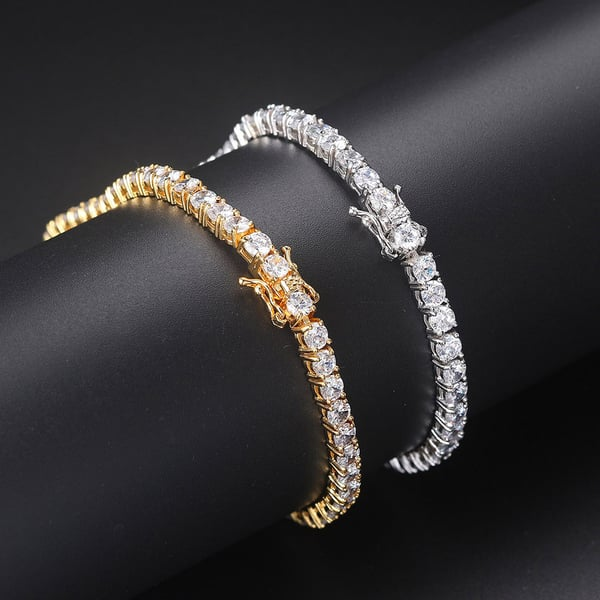🔥 Pulseira de Zircão Brilhante