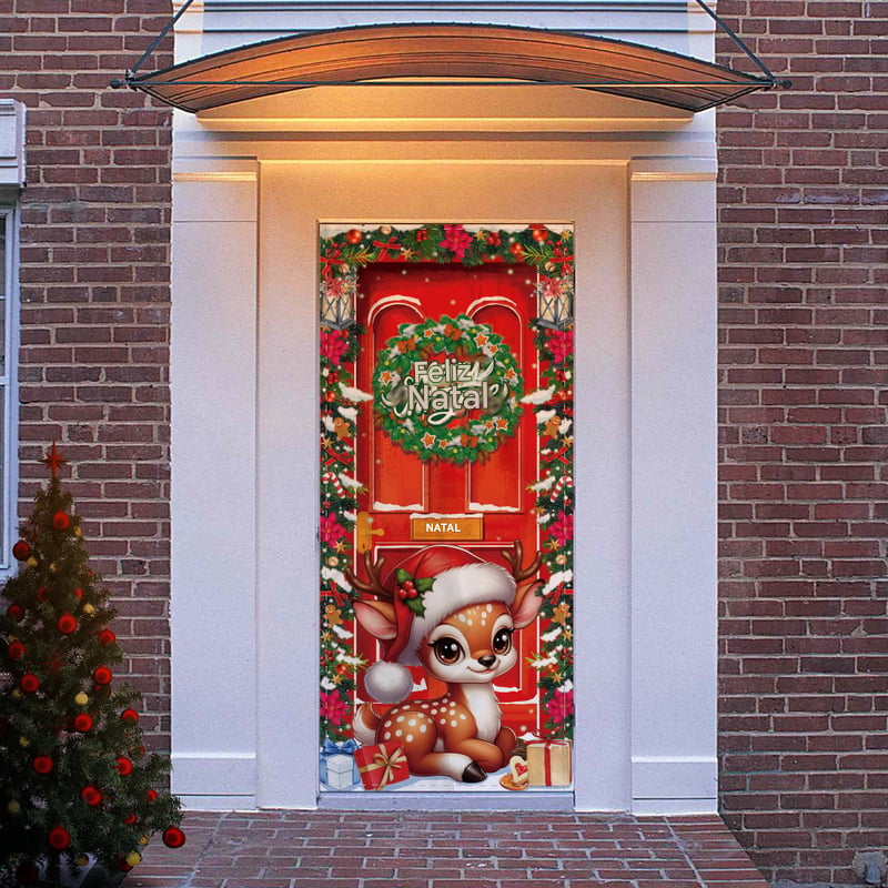 Decoração de Natal para Porta de Entrada (Compre 1 Leve 2)