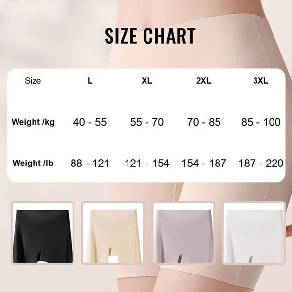 Calcinha Feminina Cintura Alta em Seda Gelada com Controle de Barriga e Efeito Levanta Bumbum ✅