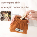Organizador de Elásticos de Cabelo em Veludo Cotelê