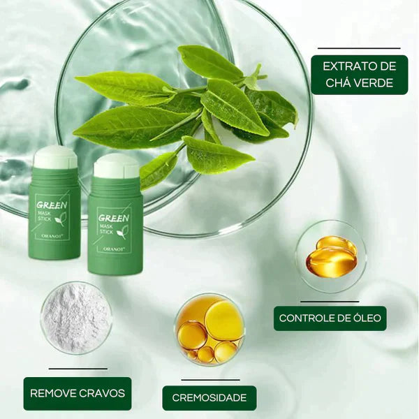 Green Mask™ Original - Rosto Perfeito,Limpeza Profunda e definitiva (COMPRE LEVE 2)
