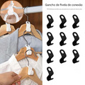 【🔥O melhor ajudante para o seu armário】Ganchos conectores para cabides que economizam espaço