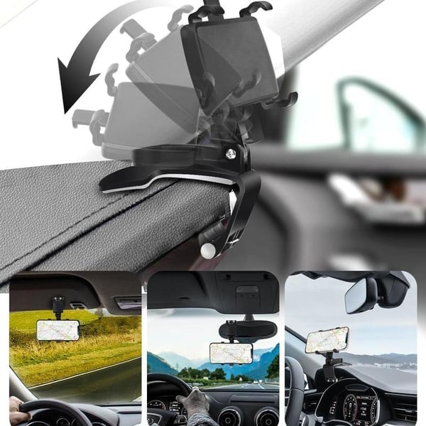 🏆Novo suporte giratório 360 graus para painel de carro