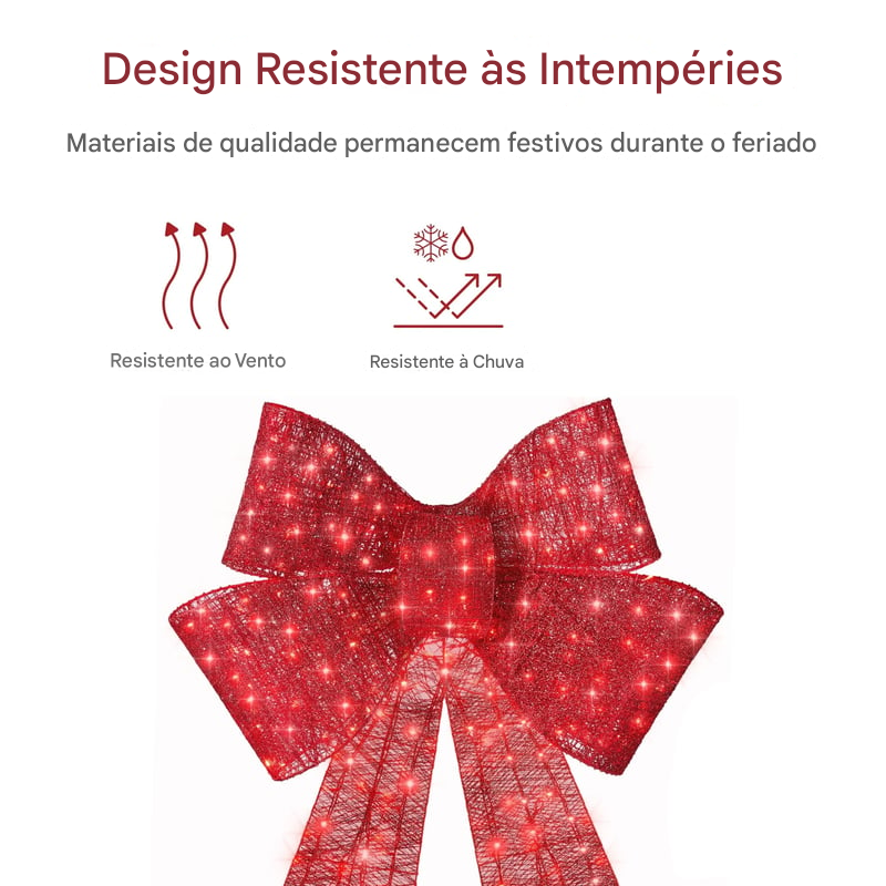 Laço de Natal iluminado (Compre 1 Leve 2)