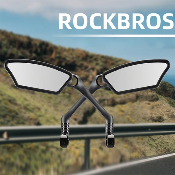 Espelhos retrovisores para bicicleta para mais segurança e conforto! 🚴‍♂️✨Visão nítida, mais conforto em cada pedalada