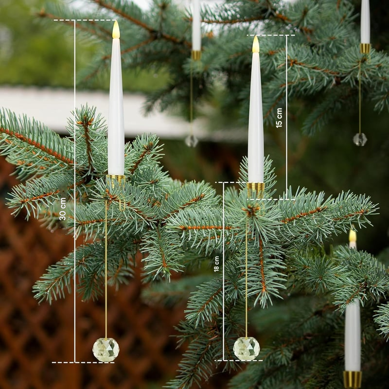 Velas de LED para Árvore de Natal