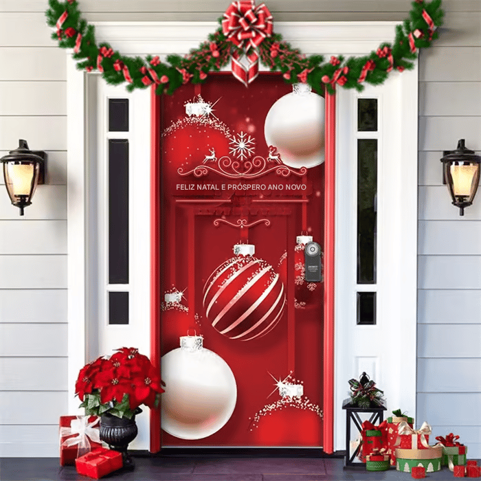 Decoração de Natal para Porta de Entrada (Compre 1 Leve 2)