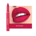 💋Lápis de batom fosco rotativos e apontáveis (COMPRE 1 LEVE 2)