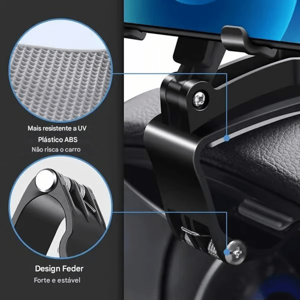 🏆Novo suporte giratório 360 graus para painel de carro