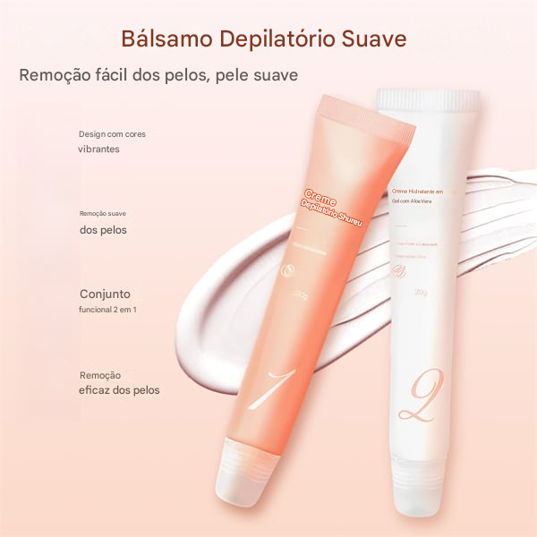 Kit de creme depilatório (COMPRE 1 LEVE 2)