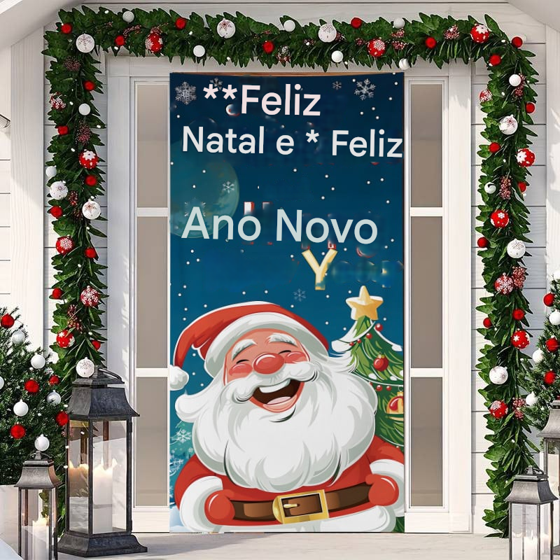 Decoração de Natal para Porta de Entrada (Compre 1 Leve 2)