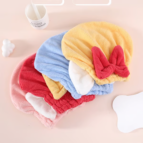 Nova Toalha Super Absorvente para Cabelos Molhados (Compre 1 leve 4)