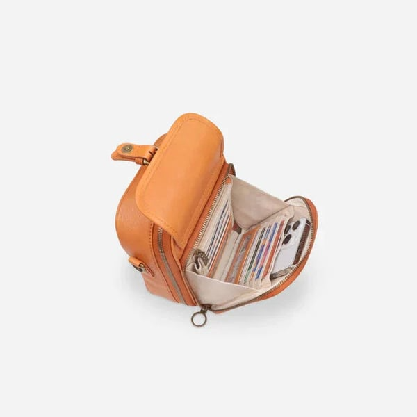 🔥ÚLTIMO DIA - Bolsa transversal de couro