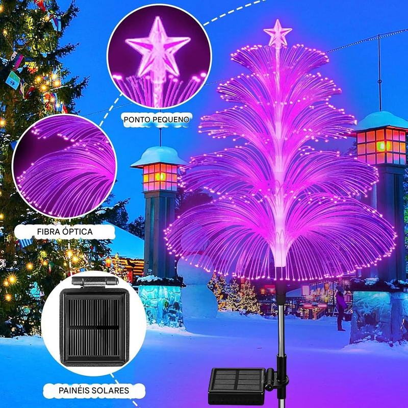 Luz Solar de Árvore de Natal (Compre 1 Leve 2)