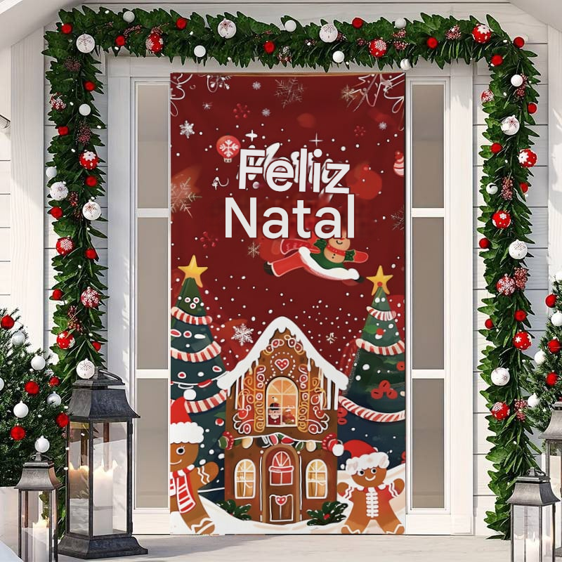 Decoração de Natal para Porta de Entrada (Compre 1 Leve 2)